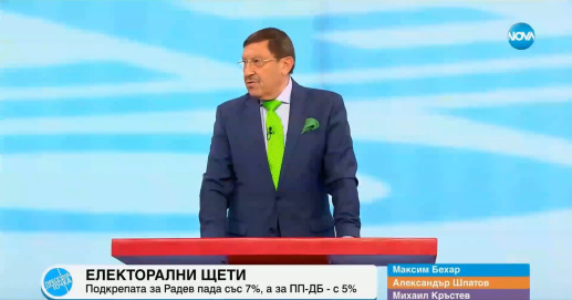 Максим Бехар в предаването „Пресечна точка“ сезон 2 по Нова разговаря с водещият Михаил Дюзев по темата, „Гледната точка на експерта по комуникации“