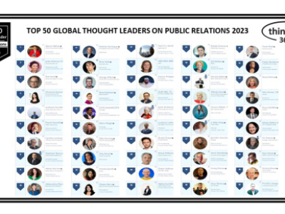 Максим Бехар на първо място в класацията за Топ 50 глобални и влиятелни личности в областта на PR за 2023 г.