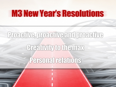 M3 New Year's Resolutions