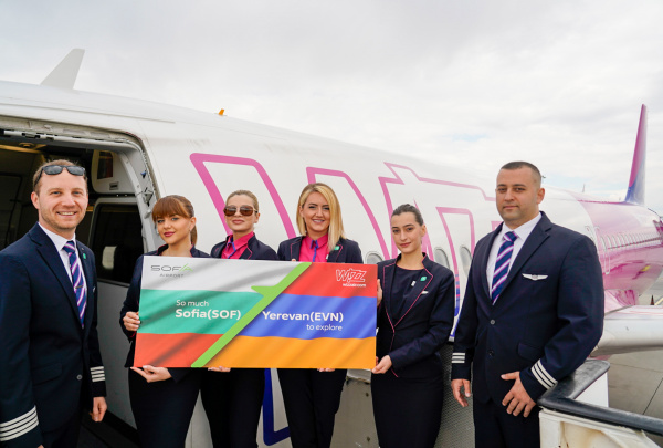 Wizz Air стартира нов вълнуващ маршрут от България до Армения