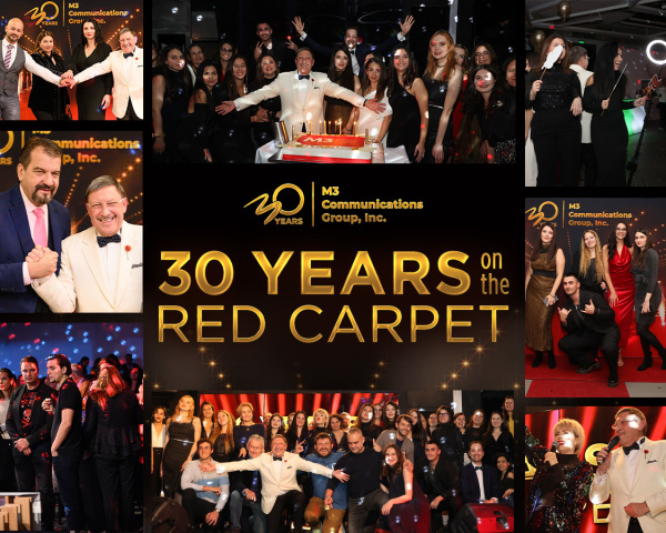 M3 Communications Group, Inc. Celebrates 30 Years on the Red Carpet!